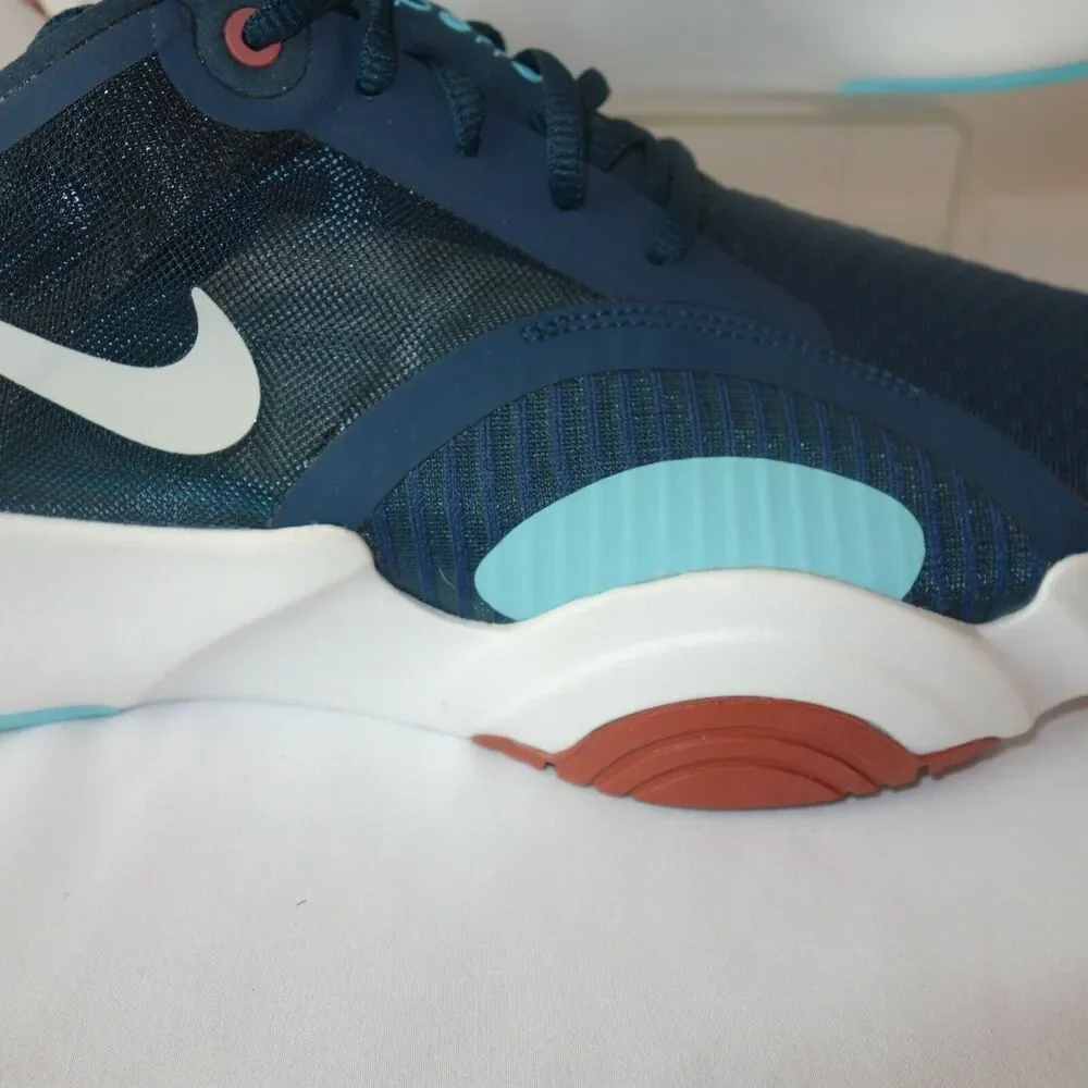 New Men's 10 Nike SuperRep Go Deep Ocean Blue Platinum White Shoes CJ0773-440